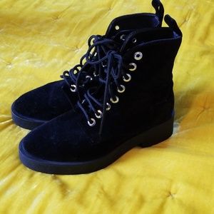 Black Velvet booties